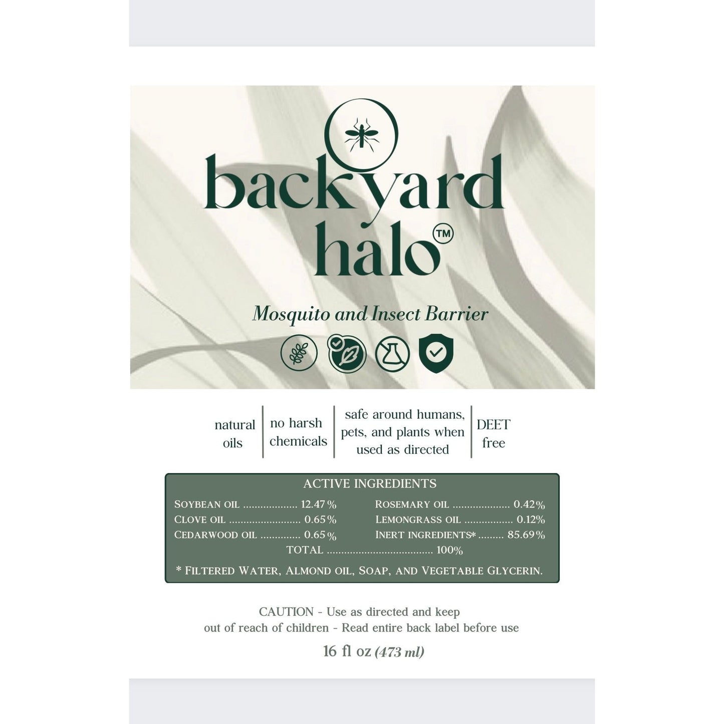 Mosquito Repellent Nano Sprayer Kit  - Two 16oz bottles