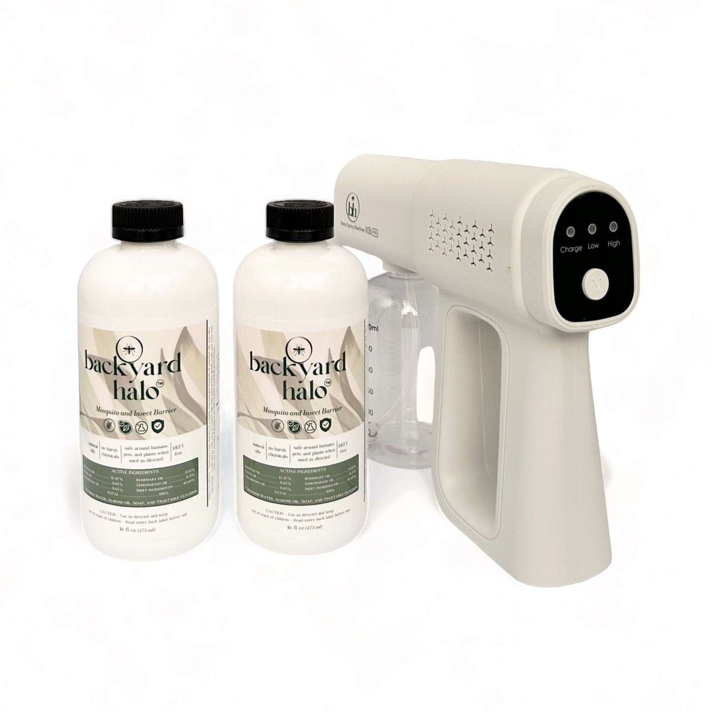 Mosquito Repellent Nano Sprayer Kit  - Two 16oz bottles