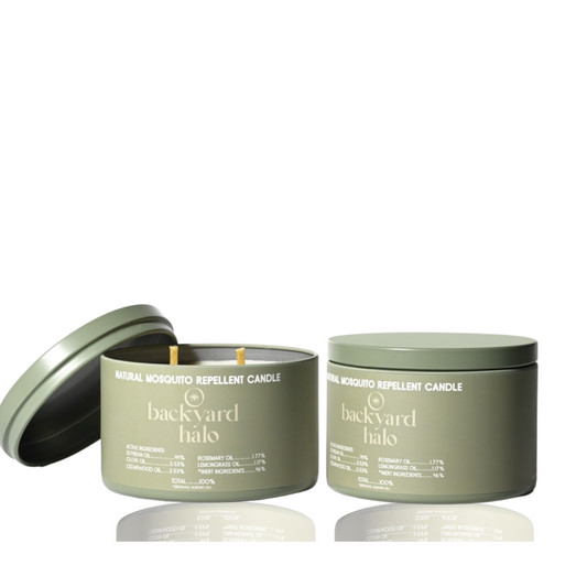 100% Beeswax Mosquito Repellent Candle - 2 Pack