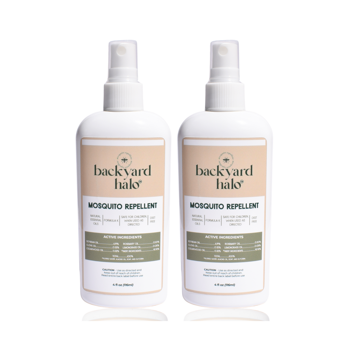 Natural Mosquito Repellent Spray - 2 pack